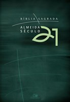 Bíblia A21 capa brochura verde com sobrecapa