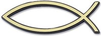 Peixe - Emblema para carro