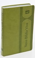 Nova Bíblia Viva (beiras prateadas) capa verde