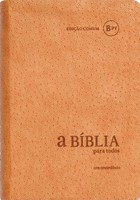 Bíblia para Todos - com concordância, capa maleável creme