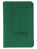 Bíblia para Todos - capa camurça verde