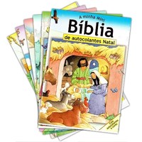 Minha Mini Bíblia de Autocolantes - kit 6 volumes