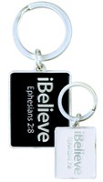 Porta-chaves metal iBelieve Ephesians 2:8