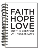 Bloco de notas - FAITH HOPE LOVE