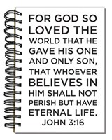 Bloco de notas - John 3:16