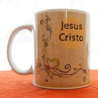Caneca em Porcelana Hebreus 13:8