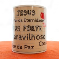 Caneca em Porcelana Isaías 9:6
