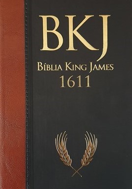 Bíblia Sagrada King James 1611 com letra grande e modelo ultrafina ampliada
