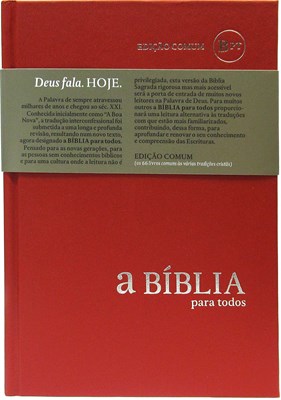 Bíblia para Todos - capa dura vermelha