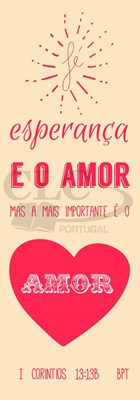 Marcador 1 Coríntios 13:13b