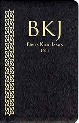 Bíblia King James Fiel 1611 capa preta