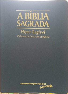 Bíblia Sagrada Hiper Legível com Palavras de Cristo em Evidência