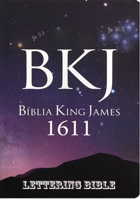 Bíblia King James 1611 Ultra Fina Lettering Bible