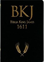 Bíblia Sagrada King James 1611 com letra grande e modelo ultrafina ampliada