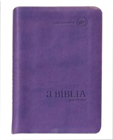 Bíblia para Todos - capa camurça violeta
