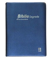 Bíblia Sagrada DN 42C com capa flexível azul