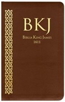 Bíblia King James Fiel 1611 capa castanha