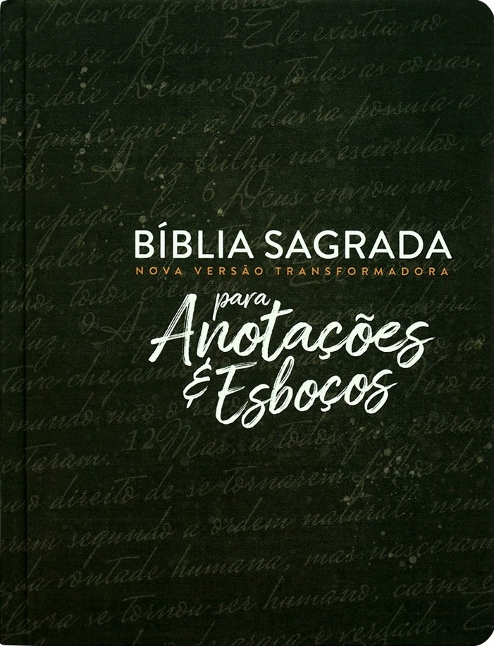 Bíblia NVT para anotações e esboços