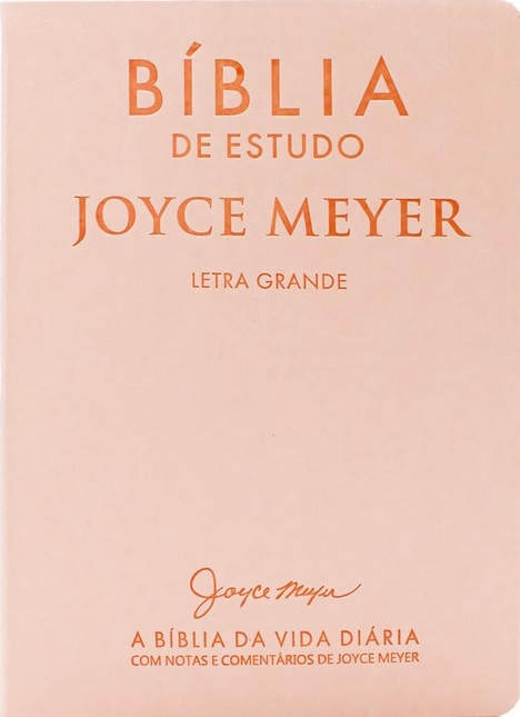Bíblia de estudo Joyce Meyer com letra grande