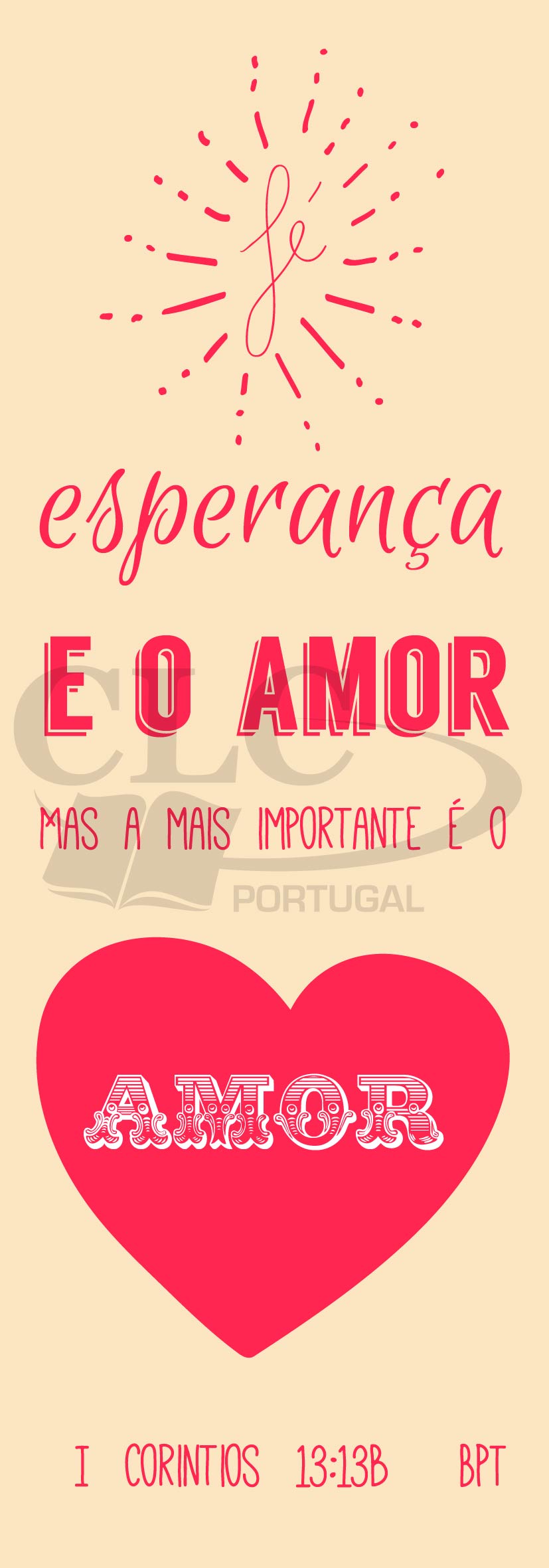 Marcador 1 Coríntios 13:13b