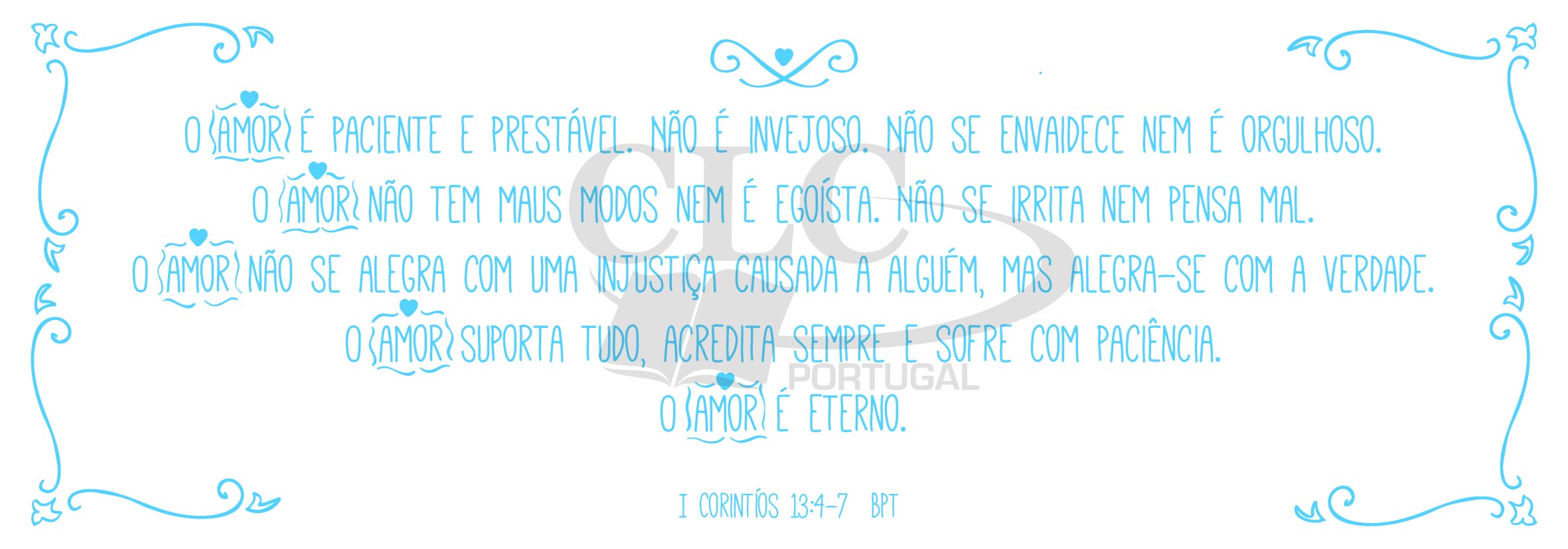 Marcador 1 Coríntios 13:4-7