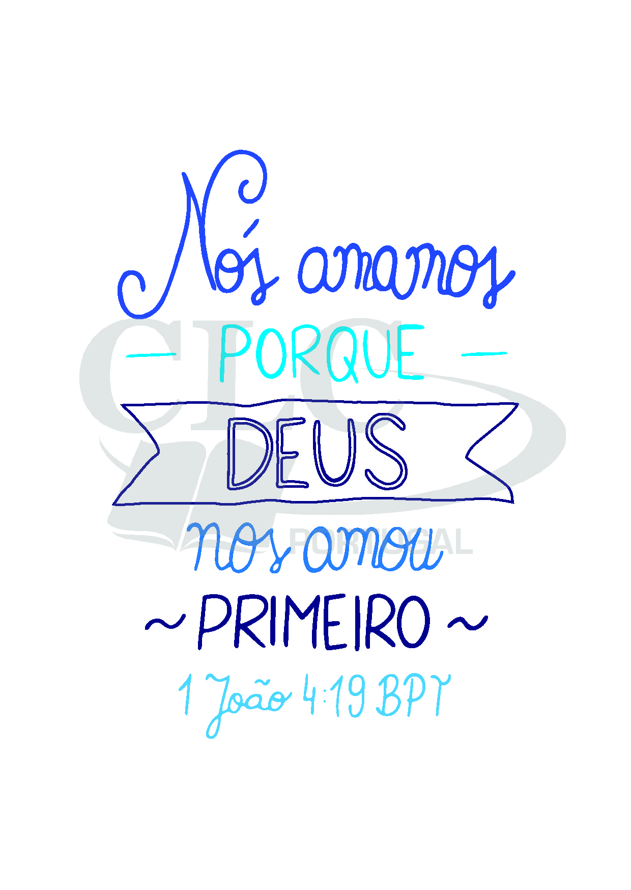 Postal 1 João 4:19