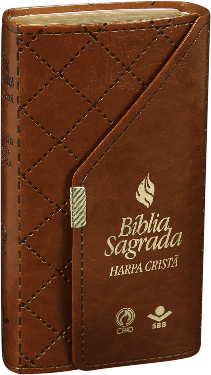 Bíblia Sagrada com harpa cristã