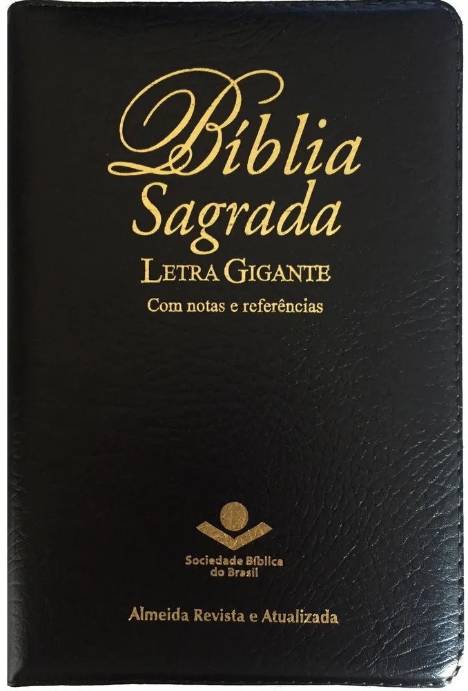 Bíblia Sagrada com letra gigante notas e referências