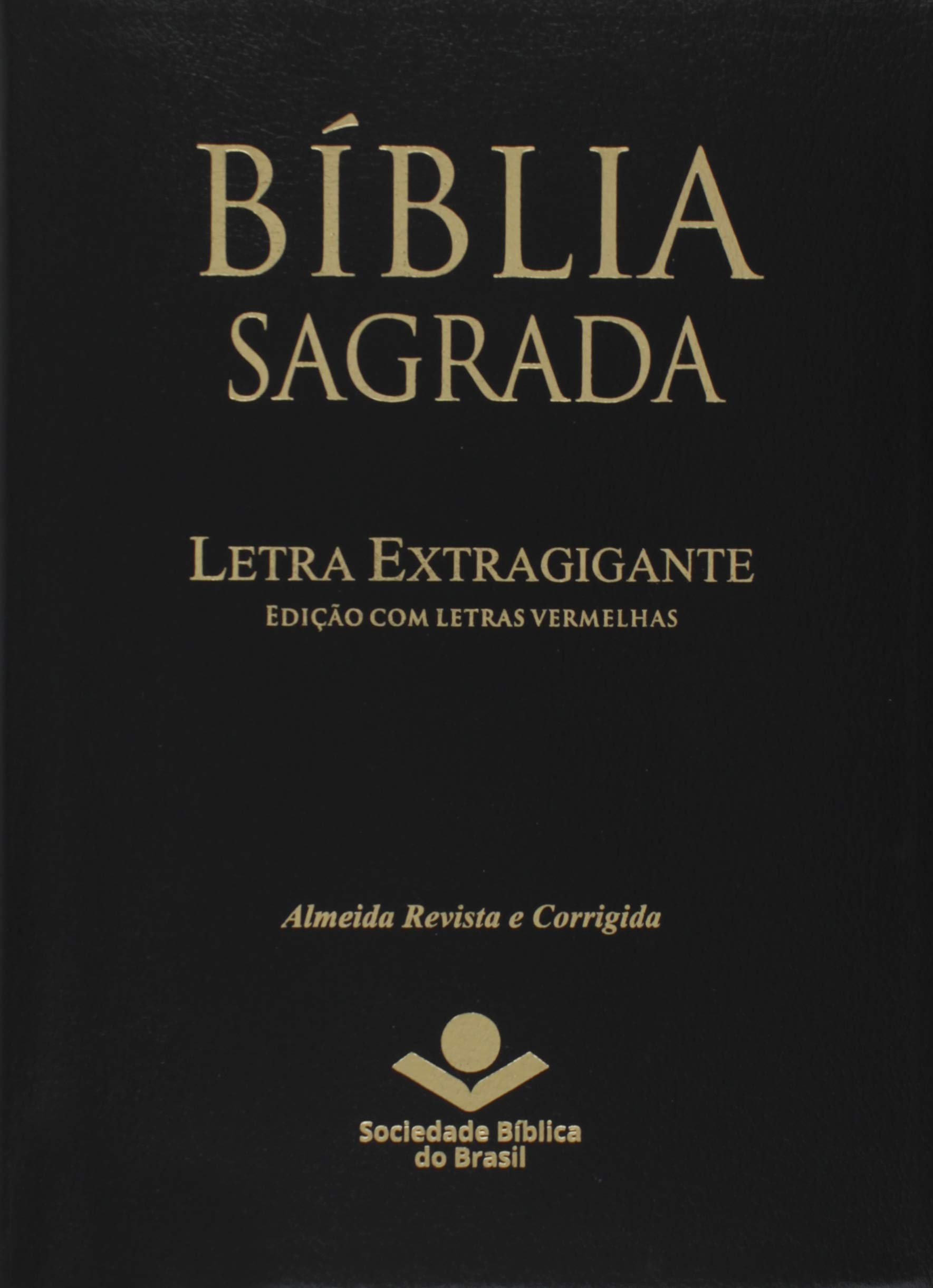 Bíblia Sagrada com letra extragigante. Edição com letras vermelhas