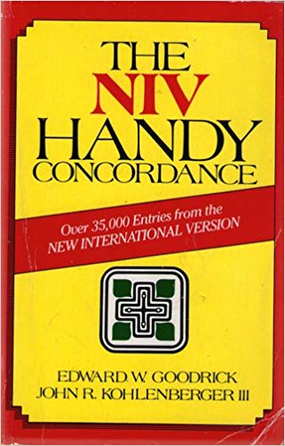 The NIV handy concordance